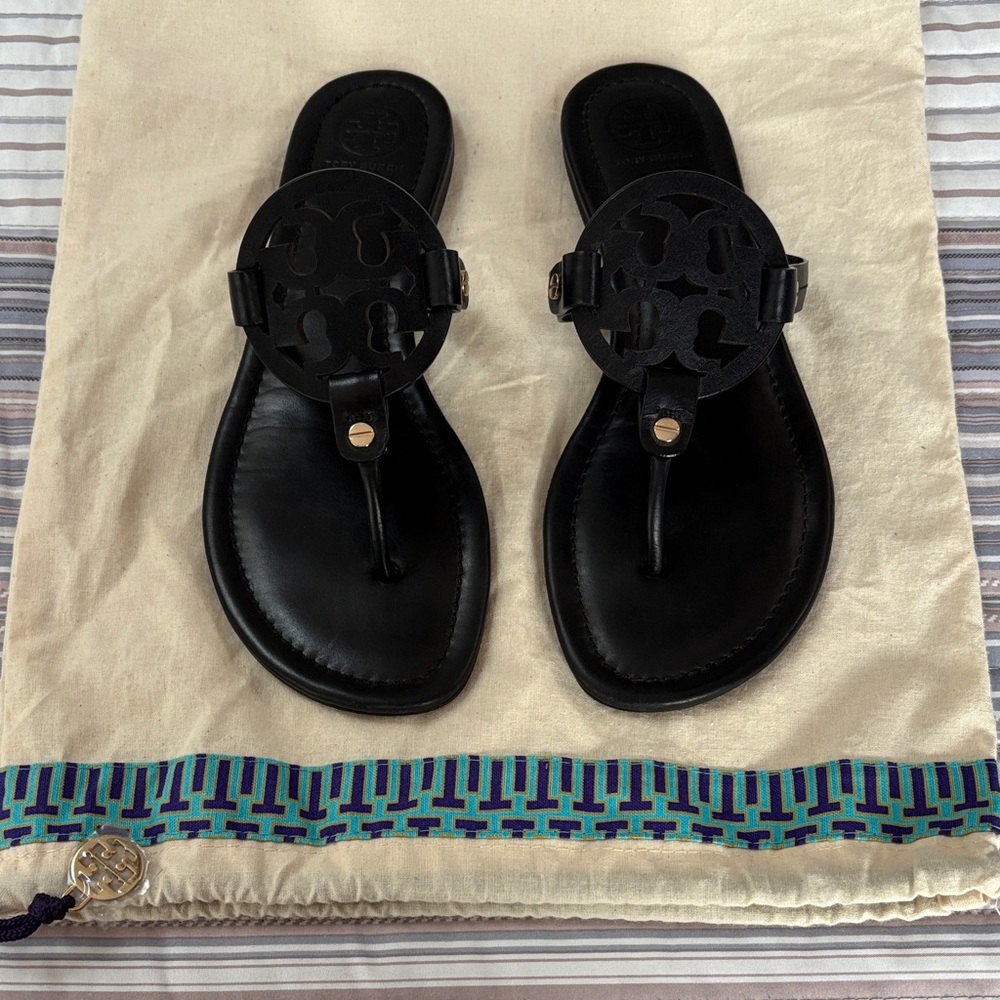 Tory Burch Black Sandals Sz 8.5